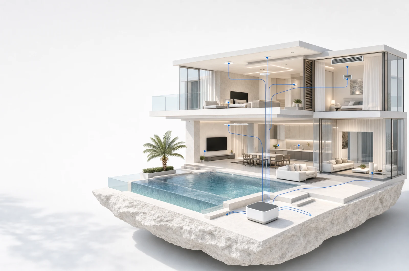Smart Home Integration Topology for UAE Properties